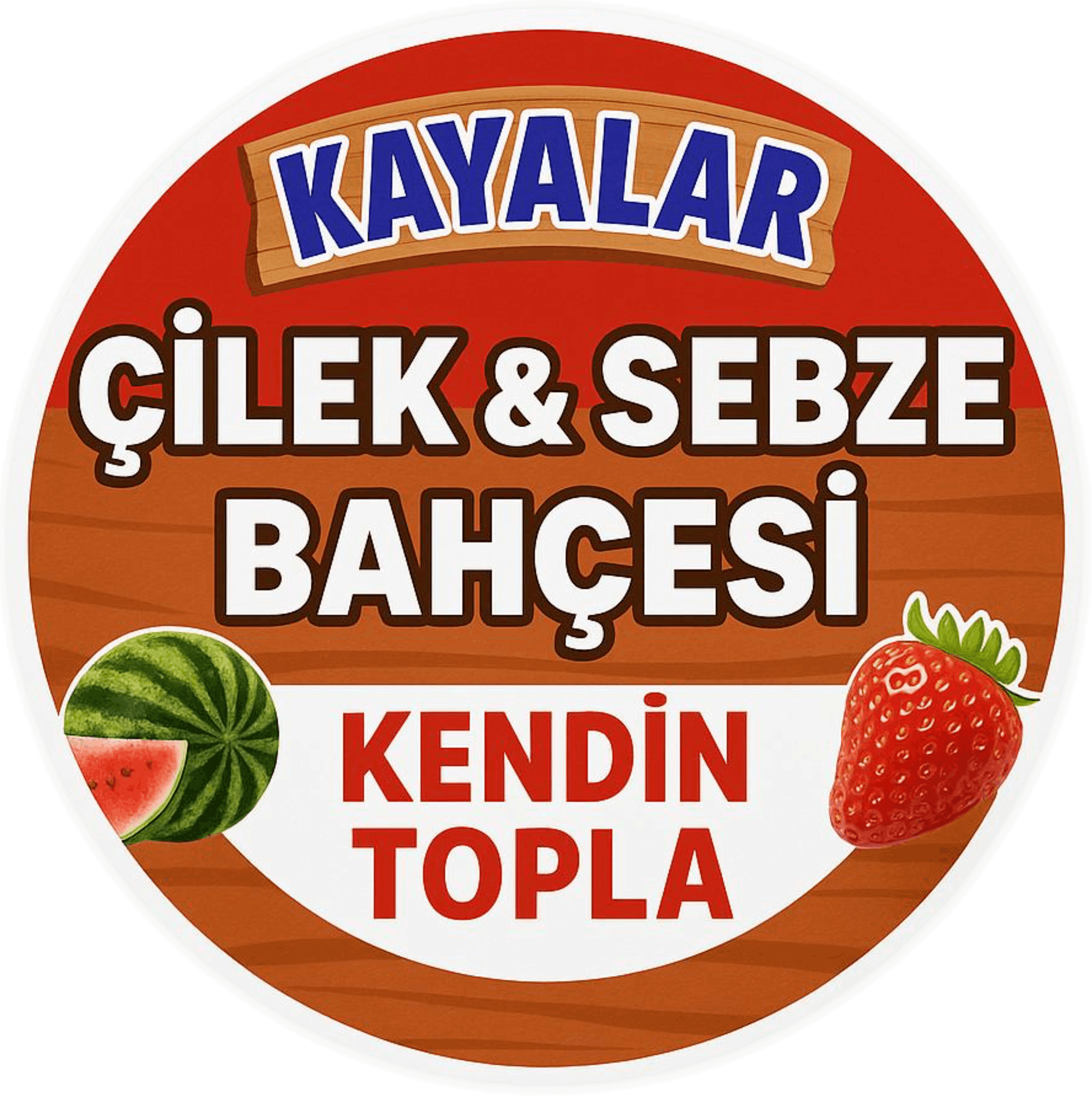 Kayalar Çilek ve Sebze Bahçesi Logo
